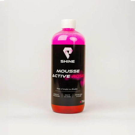 SHINE MOUSSE ACTIVE COLORÉE ROSE 750 ml