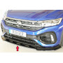 Lame de pare-chocs avant noir brillant pour VOLKSWAGEN T-ROC R