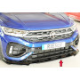 Lame de pare-chocs avant noir brillant pour VOLKSWAGEN T-ROC R