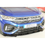 Lame de pare-chocs avant noir brillant pour VOLKSWAGEN T-ROC R