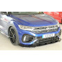 Lame de pare-chocs avant noir brillant pour VOLKSWAGEN T-ROC R