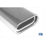 Silencieux arrière sport 100% inox FOX EXHAUST SYSTEMS avec sortie 135x80mm type 53 pour Alfa Romeo 156