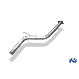 Tube de remplacement de silencieux avant 100% inox FOX EXHAUST SYSTEMS pour Alfa Romeo 156