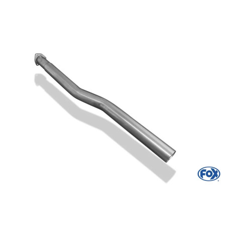 Tube de remplacement de silencieux avant sport 100% inox FOX EXHAUST SYSTEMS pour Audi 80/90 type 81 (non catalysé)