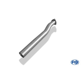 Tube de connexion 100% inox FOX EXHAUST SYSTEMS pour Audi 80/90 type 81 (catalysé)