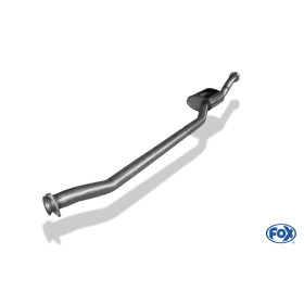 Silencieux avant sport 100% inox FOX EXHAUST SYSTEMS pour Audi 80/90 Quattro type 85