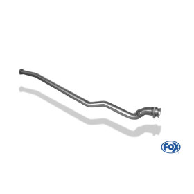 Tube de remplacement de silencieux avant sport 100% inox FOX EXHAUST SYSTEMS pour Audi 80/90 type 89 Quattro