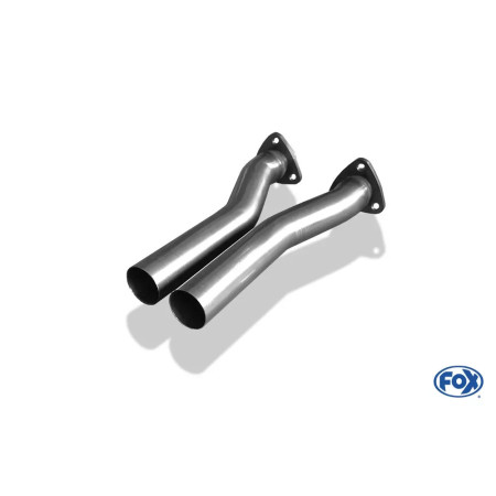 Tube de connexion catalyseur 100% inox FOX EXHAUST SYSTEMS pour Audi S2 Quattro type 89 (moteur 3B)