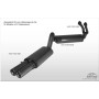 Silencieux intermédiaire sport 100% inox FOX EXHAUST SYSTEMS pour Audi 80/90 type 89/B3