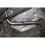 Tube de remplacement de silencieux intermédiaire sport 100% inox FOX EXHAUST SYSTEMS pour Audi 80/90 type 89/B3