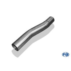 Tube de connexion catalyseur 100% inox FOX EXHAUST SYSTEMS pour Audi 80/90 type 89/B3