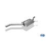 Silencieux avant sport inox AUDI 100 QUATTRO TYPE C3