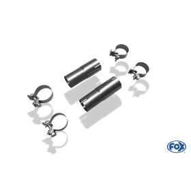 Tubes de connexion catalyseurs 100% inox AUDI 200 QUATTRO TYPE 44Q