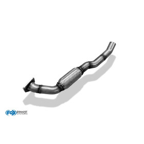 Tube avant avec flexible 100% inox FOX EXHAUST pour AUDI A2 1.4L