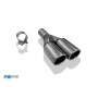 Embout d'échappement inox FOX 2x80mm type 16 pour AUDI A2