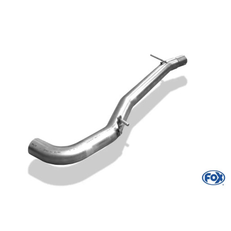 Tube de remplacement de silencieux intermédiaire 100% inox FOX EXHAUST SYSTEMS pour AUDI A3 QUATTRO TYPE 8P (3 portes)