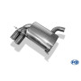 Silencieux arrière sport 100% inox FOX EXHAUST SYSTEMS 2x90mm type 17 pour AUDI S3 TYPE 8P (3 portes)