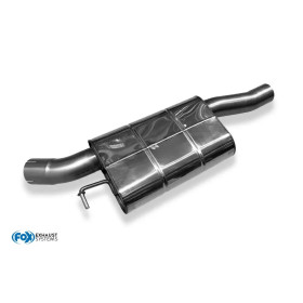 Silencieux avant sport 100% inox (Ø76mm) FOX EXHAUST SYSTEMS pour AUDI A4 QUATTRO TYPE B5