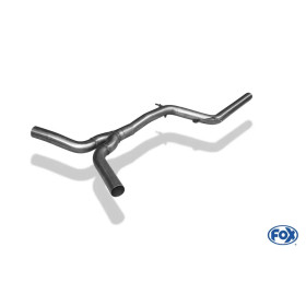 Tube de remplacement de silencieux intermédiaire 100% inox FOX EXHAUST SYSTEMS pour AUDI A4 QUATTRO TYPE B8