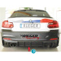 Diffuseur de pare-chocs arrière "noir" Rieger Tuning BMW SÉRIE 2 TYPE F22/F23 (silencieux 2x70mm)