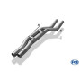 Tube de suppression de silencieux intermédiaire sport 100% inox FOX EXHAUST SYSTEMS pour AUDI A8/S8 TYPE D2