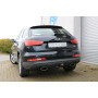 Silencieux arrière duplex sport 100% inox FOX EXHAUST SYSTEMS 1x160x90mm type 38 pour AUDI Q3 QUATTRO