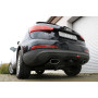 Silencieux arrière duplex sport 100% inox FOX EXHAUST SYSTEMS 1x160x90mm type 38 pour AUDI Q3 QUATTRO