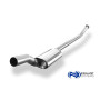 Silencieux avant (Ø70mm) sport 100% inox FOX EXHAUST SYSTEMS pour AUDI URQUATTRO