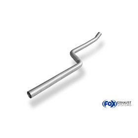 Tube de remplacement de silencieux avant 100% inox FOX EXHAUST SYSTEMS pour BMW 114i/116i TYPE F20/F21