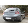 Silencieux arrière duplex sport 100% inox 1x100mm type 16 FOX EXHAUST SYSTEMS pour BMW M135i TYPE F20/F21