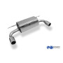 Silencieux arrière duplex sport 100% inox 1x90mm type 12 FOX EXHAUST SYSTEMS pour BMW 220i CABRIOLET TYPE F23