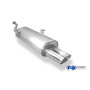 Silencieux arrière sport 100% inox 1x135x80mm type 53 FOX EXHAUST SYSTEMS pour BMW 316i/318i TYPE E30 (09/1987-)