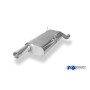 Silencieux arrière sport 100% inox 1x70mm type 10 FOX EXHAUST SYSTEMS pour BMW 318is TYPE E30