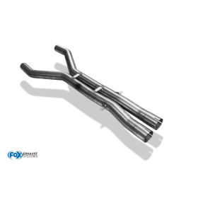 Tube de remplacement de silencieux intermédiaire 100% inox FOX EXHAUST SYSTEMS pour BMW M5 TYPE E60