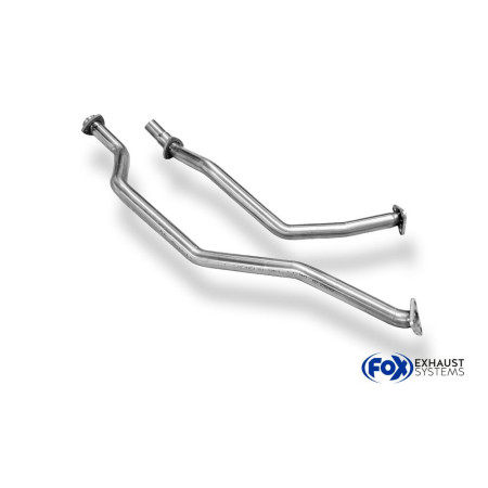 Tubes de collecteur 100% inox FOX EXHAUST SYSTEMS pour BMW 633 CSI TYPE E24